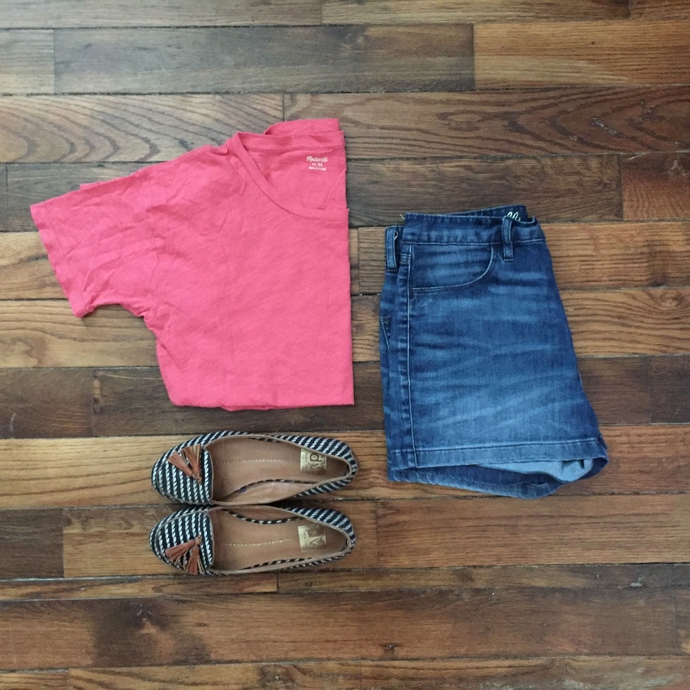 Madewell High Rise Denim Shorts